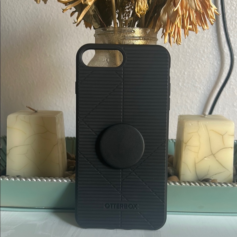 OtterBox Black Phone Case with Stand iPhone 7/8 Case